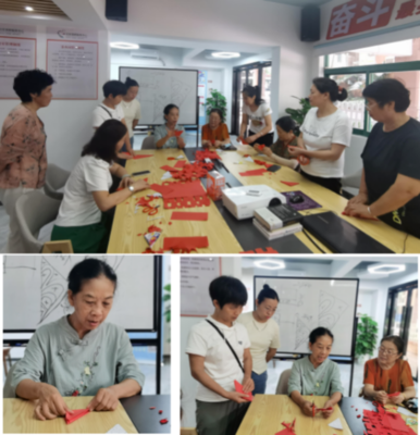 傳統剪紙賦能社區 坂田街道四季花城助力居民技能增收與勞務派遣服務